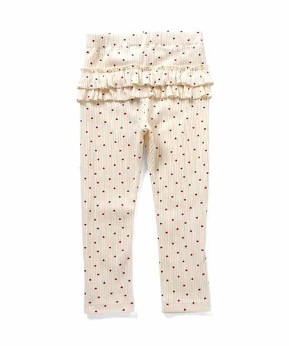 後褶邊緊身褲/7天風格褲 10分褲