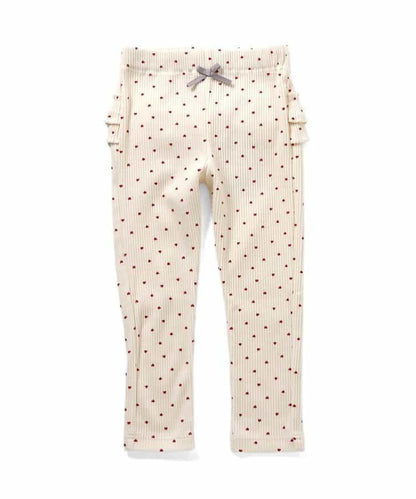 後褶邊緊身褲/7天風格褲 10分褲