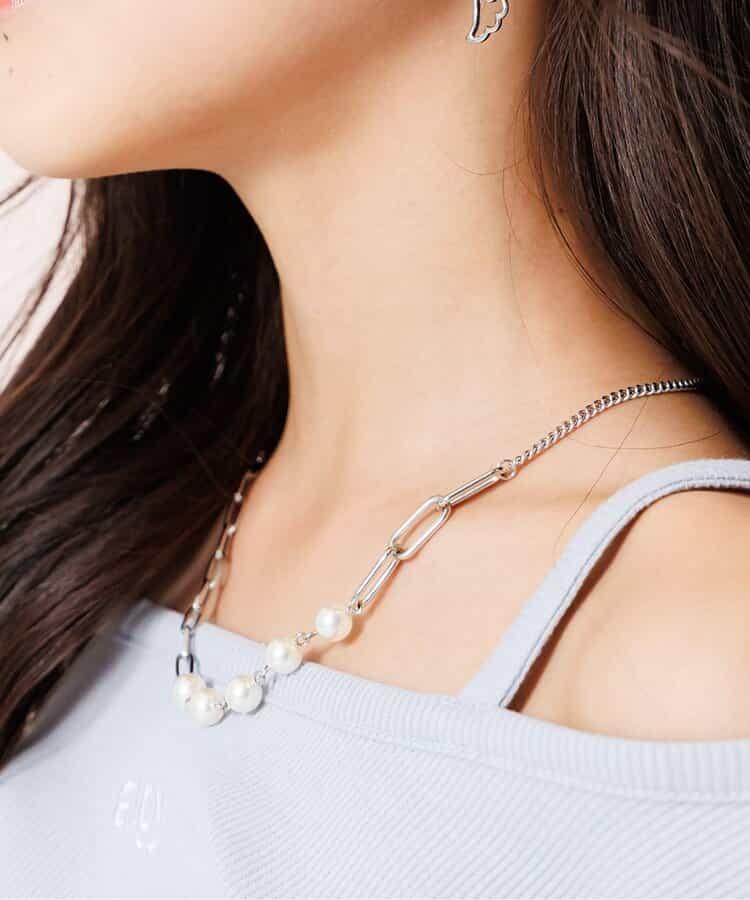 珍珠連帶項鍊