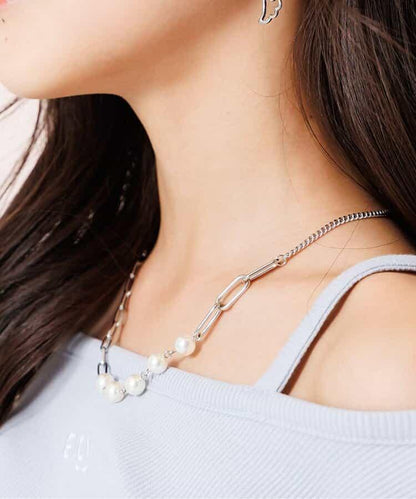 珍珠連帶項鍊