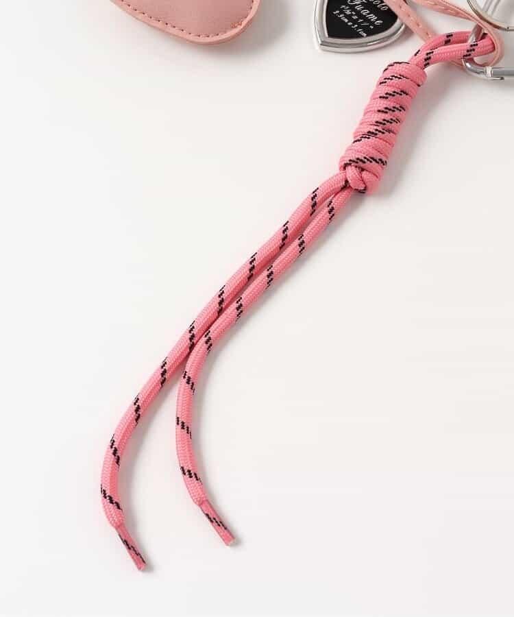 皮革心形掛繩吊墜