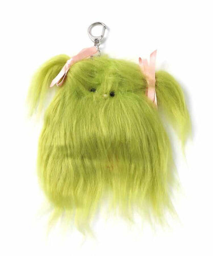 毛茸茸蝴蝶結怪獸掛飾