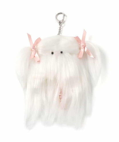 毛茸茸蝴蝶結怪獸掛飾