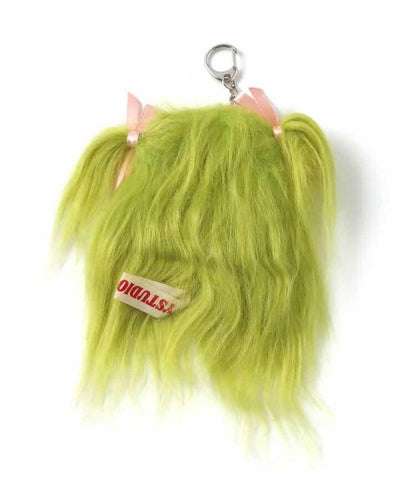 毛茸茸蝴蝶結怪獸掛飾