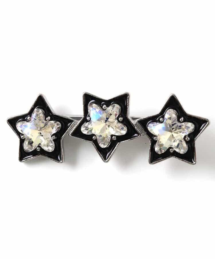 星星3顆石頭髮夾
