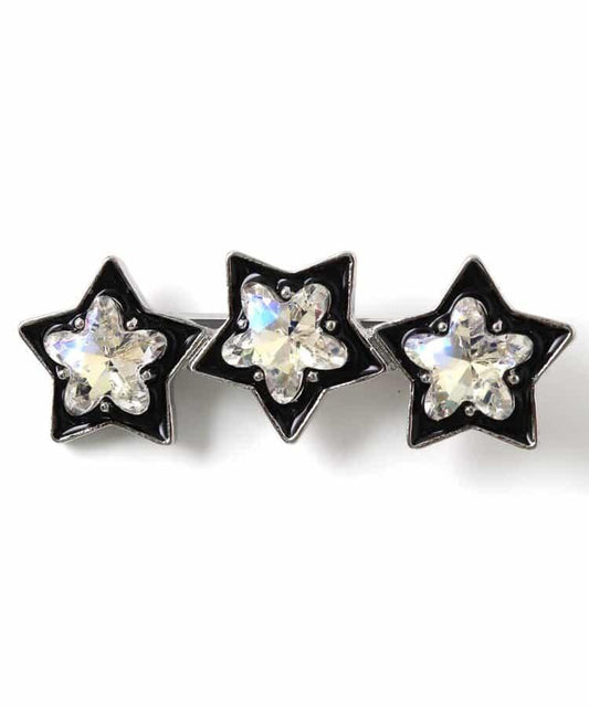 星星3顆石頭髮夾