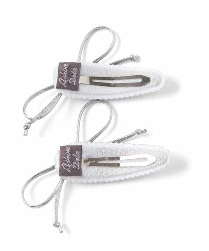 水鑽蝴蝶結髮夾2個裝