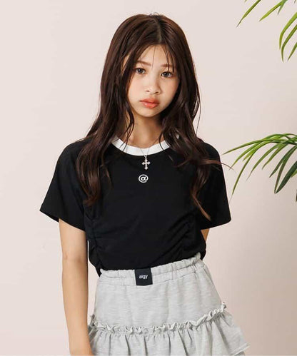 交叉圖案吊墜項鍊