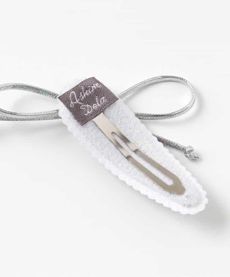 水鑽蝴蝶結髮夾2個裝