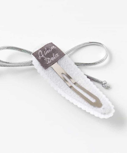 水鑽蝴蝶結髮夾2個裝