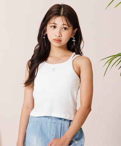 十字花飾天使耳環