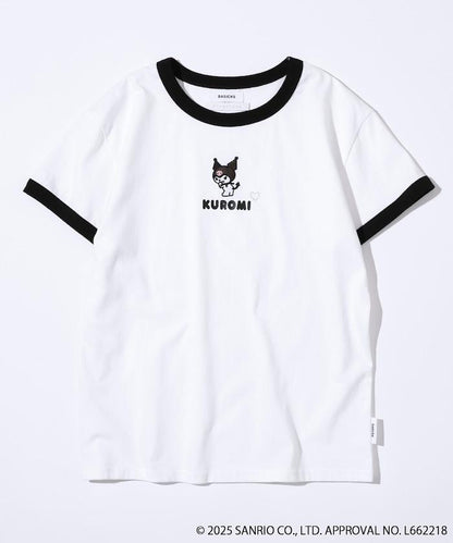 SANRIO 美樂蒂 庫洛米 撞色邊T恤