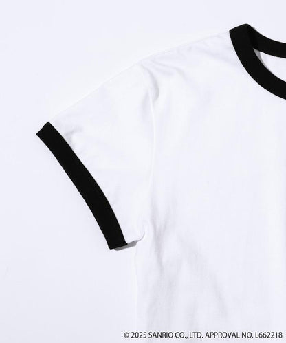 SANRIO 美樂蒂 庫洛米 撞色邊T恤