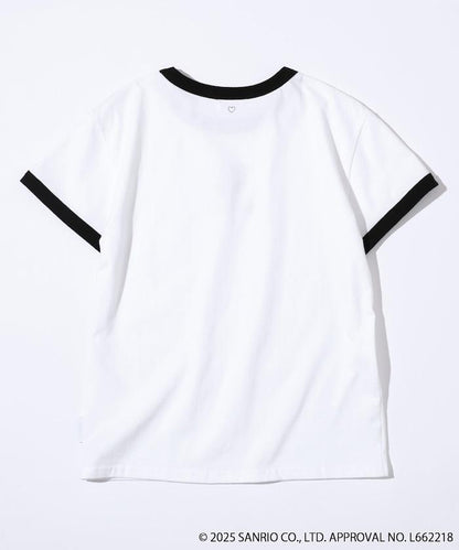SANRIO 美樂蒂 庫洛米 撞色邊T恤