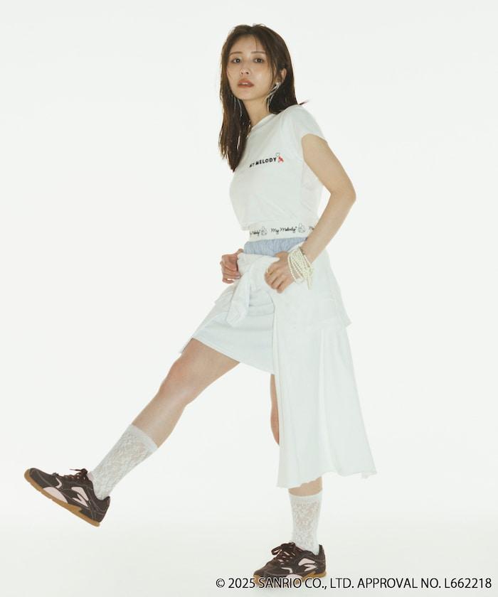 x <我的甜心><烏魯米> LOGO 緊身T恤