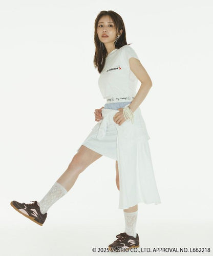 x <我的甜心><烏魯米> LOGO 緊身T恤