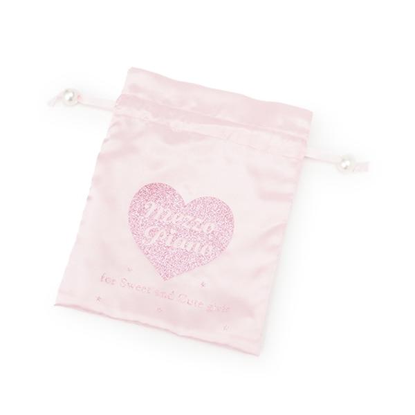 25週年紀念 閃亮愛心標誌束口袋