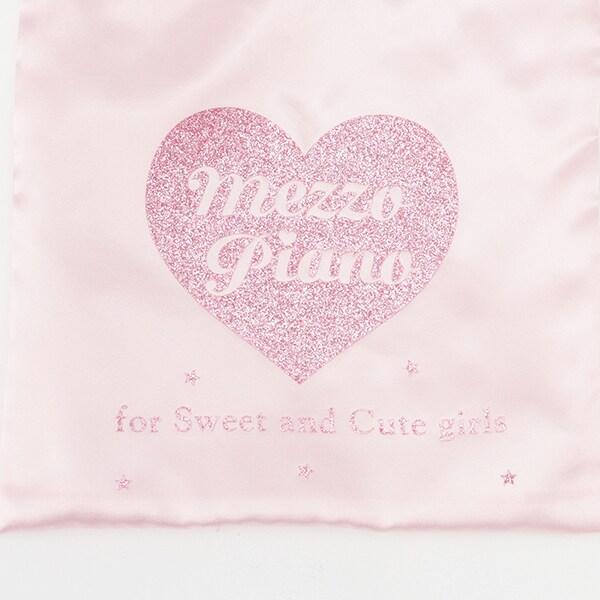 25週年紀念 閃亮愛心標誌束口袋