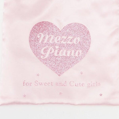 25週年紀念 閃亮愛心標誌束口袋