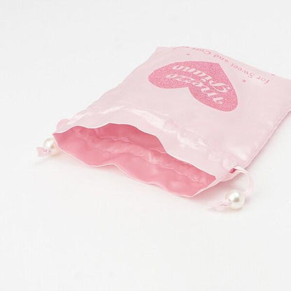 25週年紀念 閃亮愛心標誌束口袋