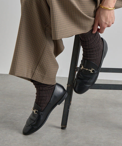 【時尚風格的腳部】棉質條紋襪