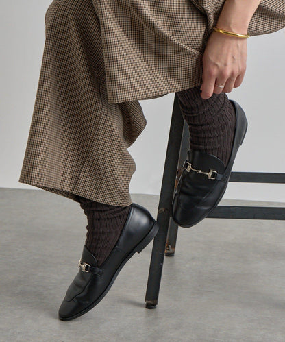 【時尚風格的腳部】棉質條紋襪