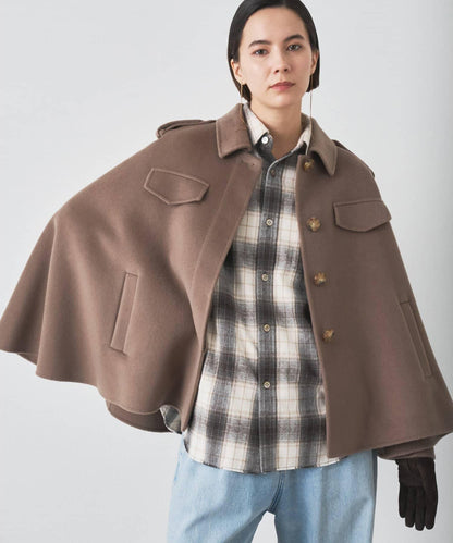 長毛格紋襯衫