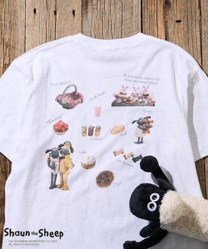 “Shaun the Sheep”食品後背印花T恤