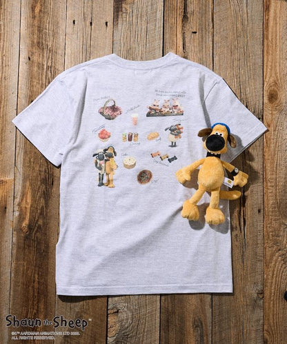 “Shaun the Sheep”食品後背印花T恤