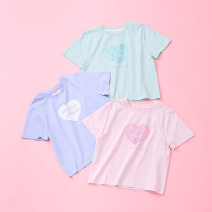 25週年紀念【冷感】閃亮愛心標誌T恤