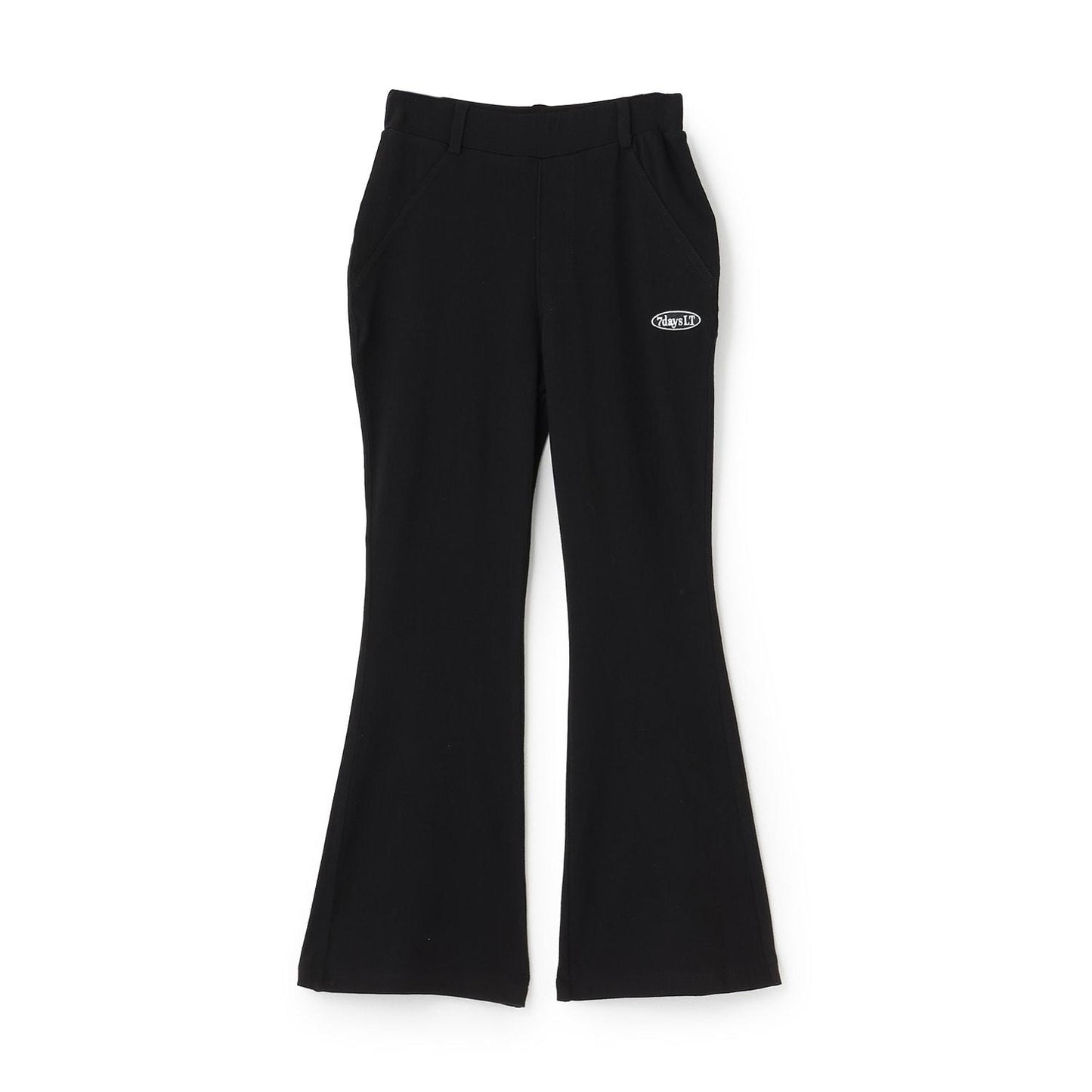 【7days】剪裁喇叭褲