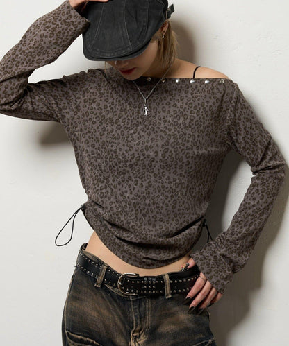 【AW】混搭鉚釘吊帶上衣