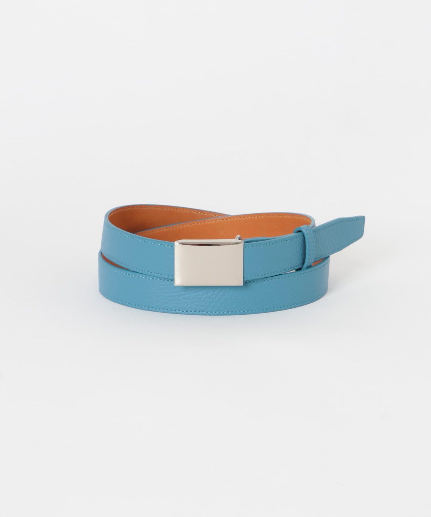 Scye Leather Box Buckle Belt