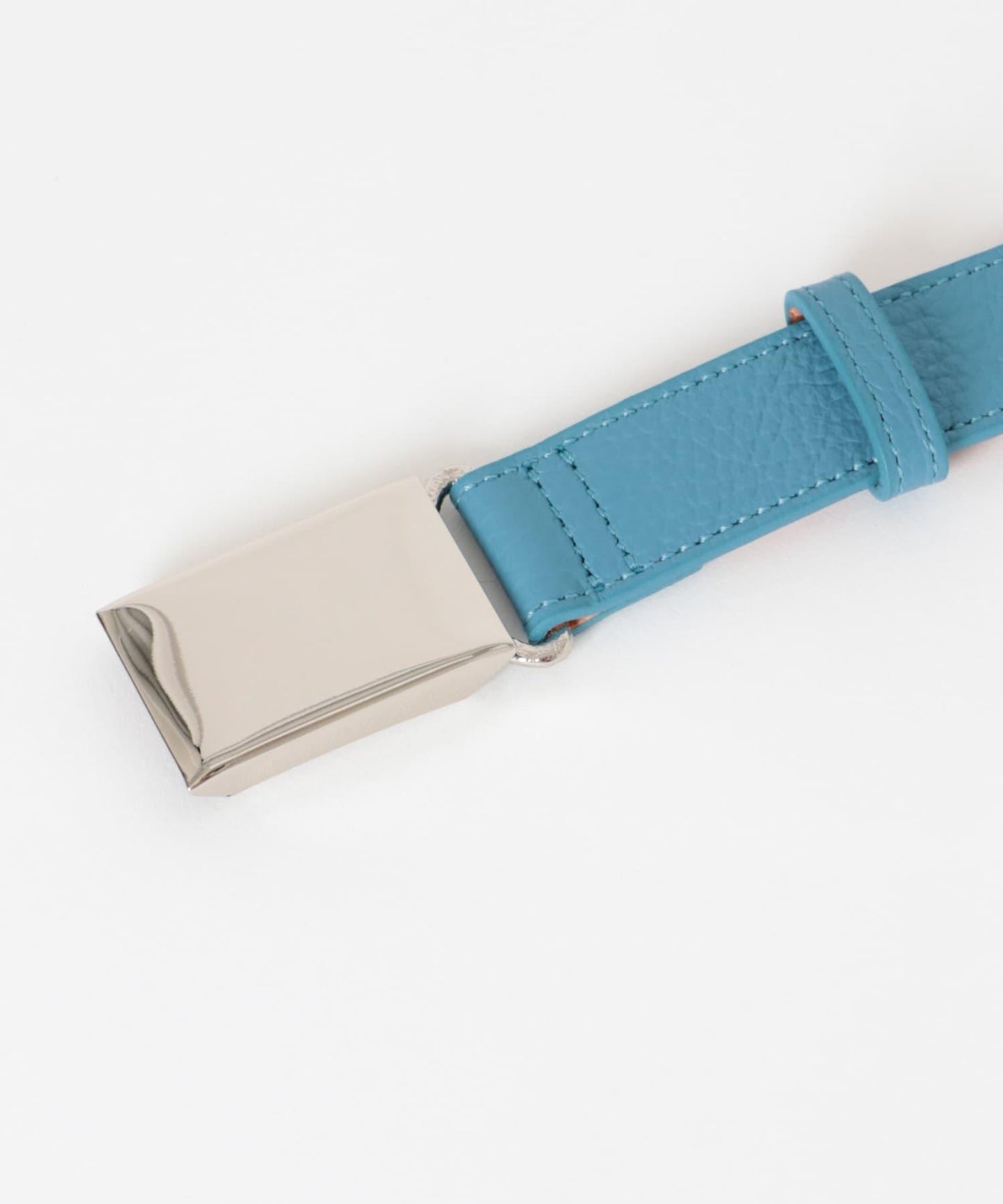 Scye Leather Box Buckle Belt