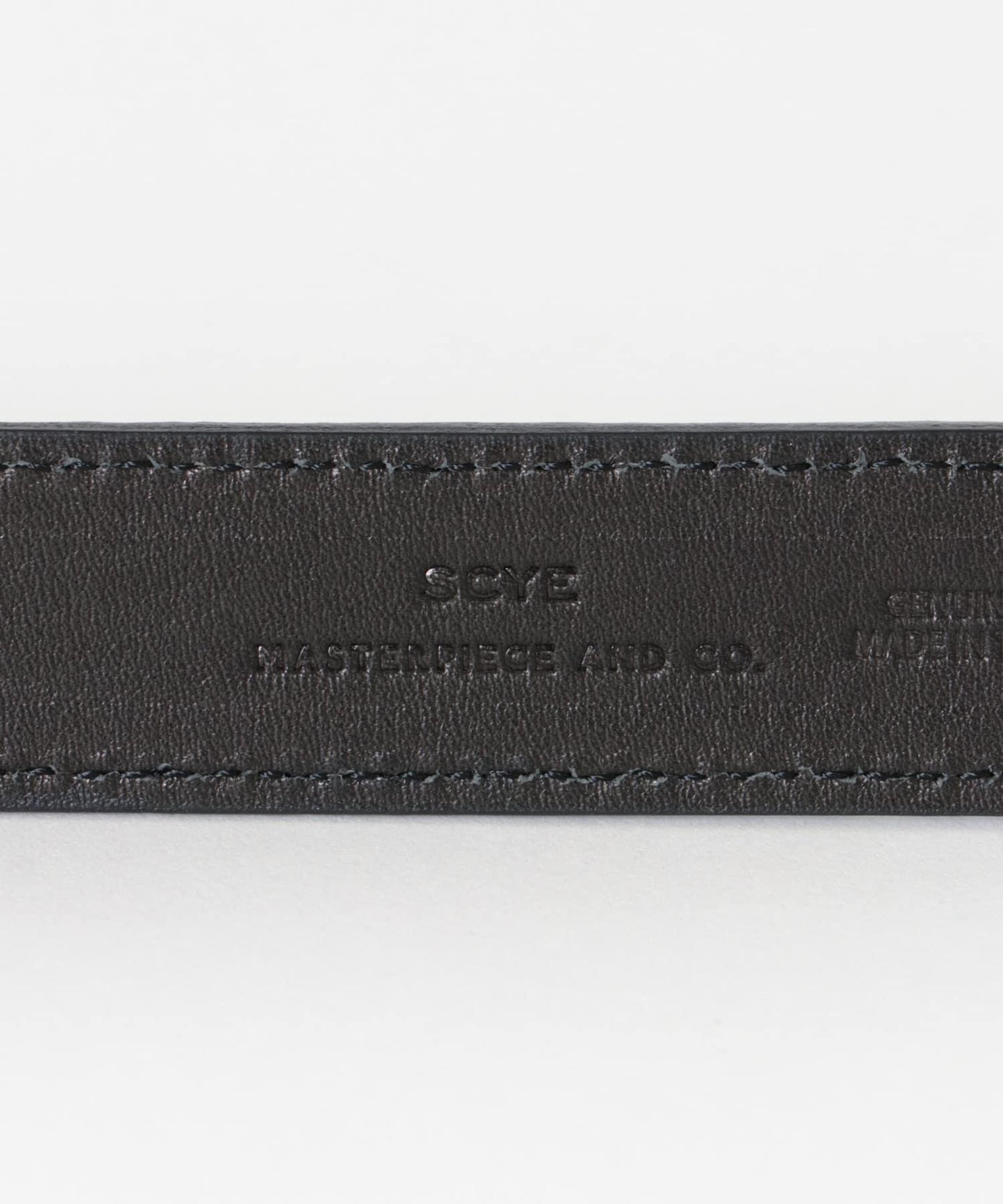 Scye Leather Box Buckle 腰帶
