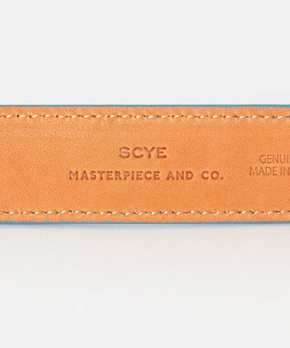 Scye Leather Box Buckle Belt