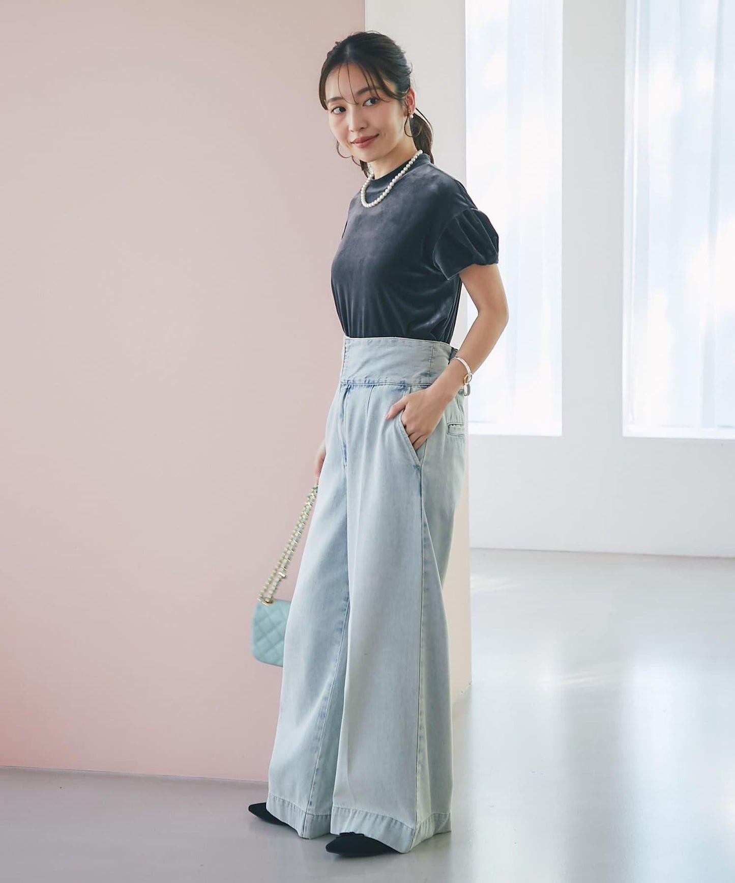 絨面鬱金香上衣