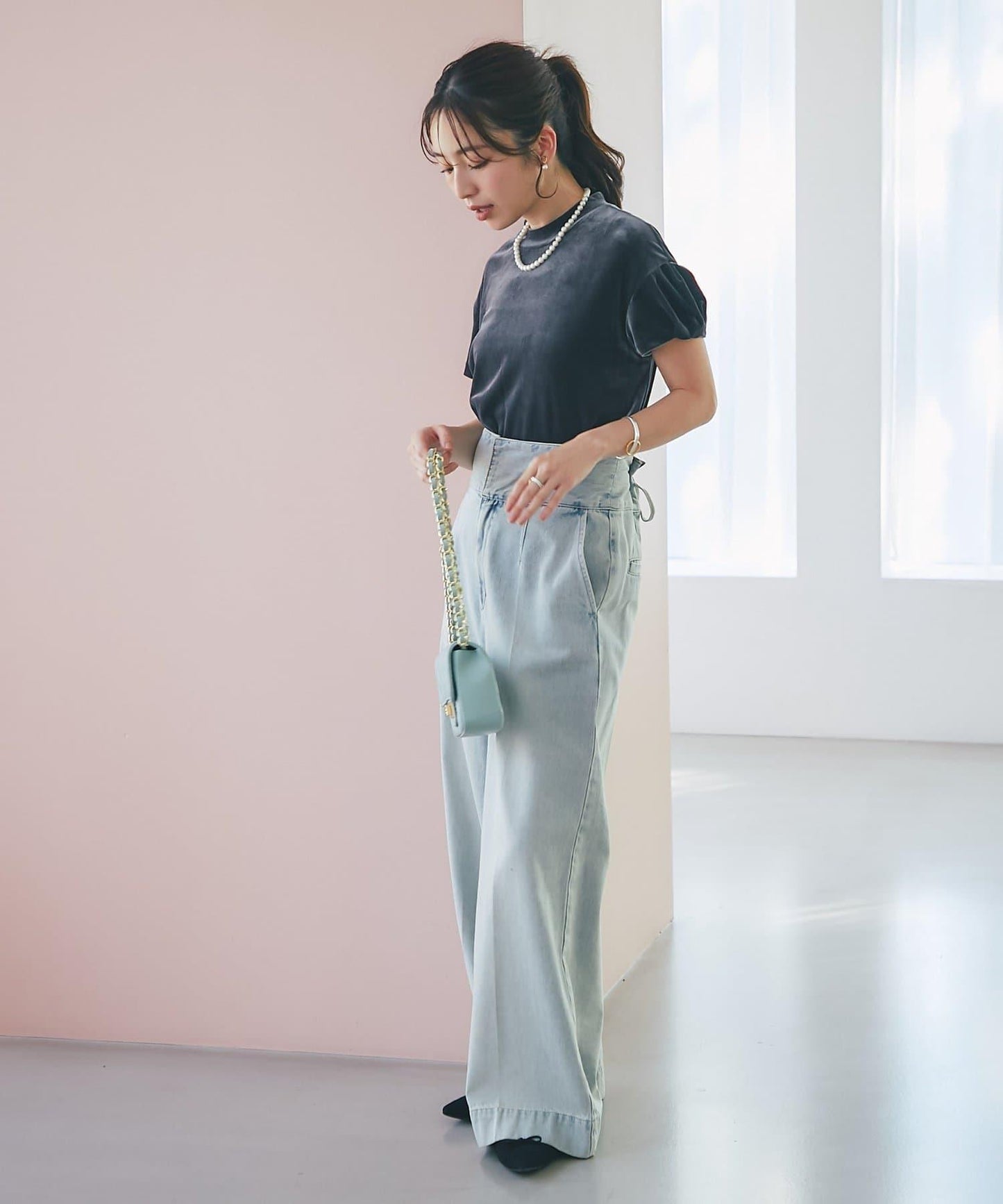 絨面鬱金香上衣