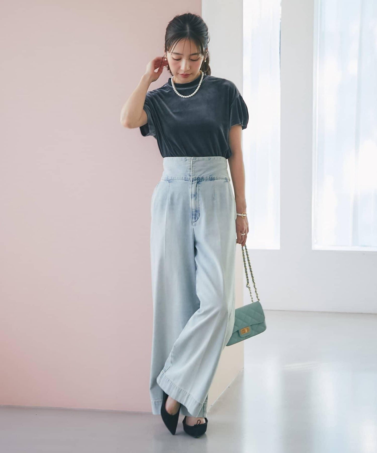 絨面鬱金香上衣