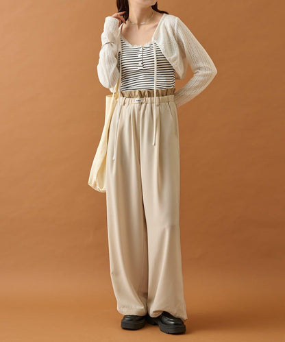 荷葉邊寬鬆褲