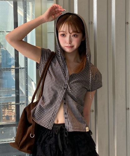 食品檢查緊身襯衫