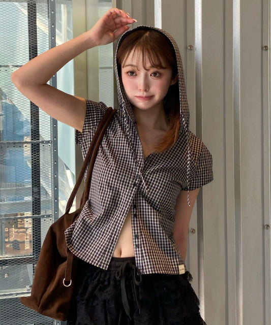 食品檢查緊身襯衫