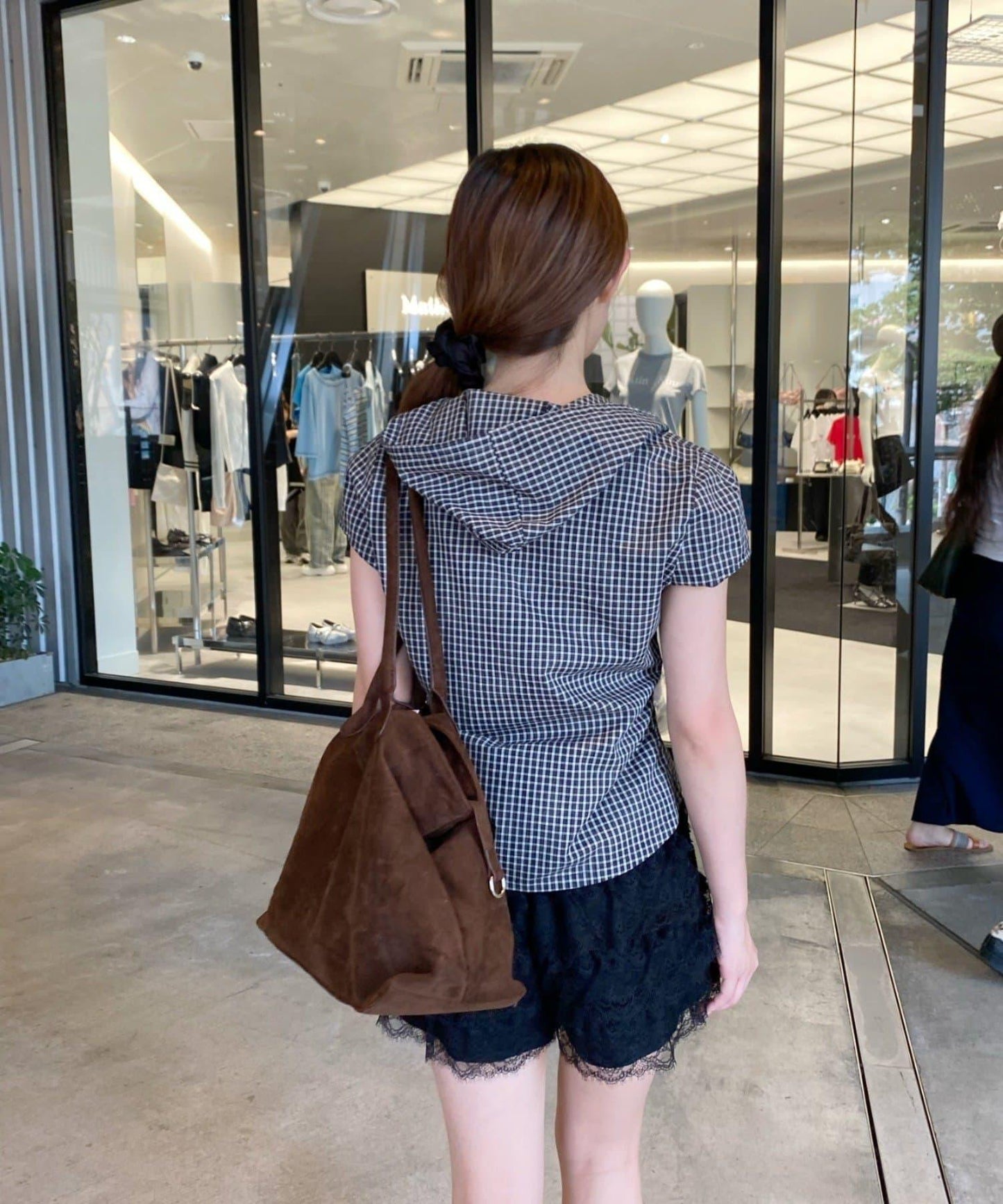 食品檢查緊身襯衫