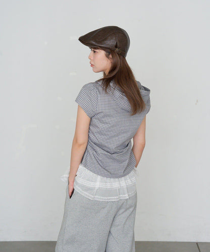 食品檢查緊身襯衫