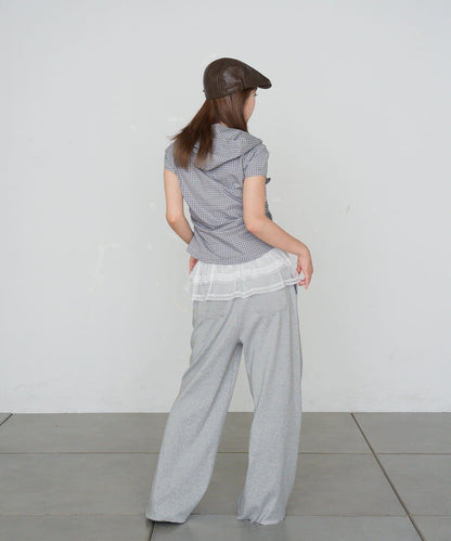 食品檢查緊身襯衫