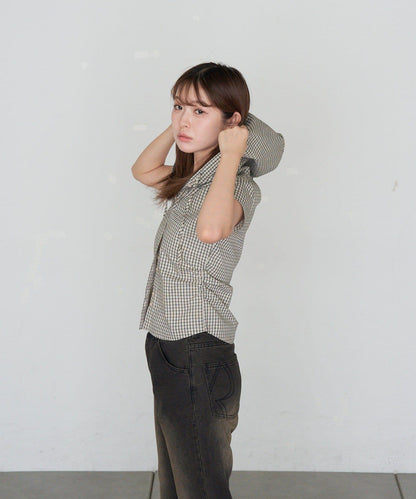 食品檢查緊身襯衫