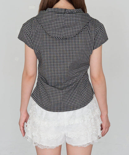 食品檢查緊身襯衫