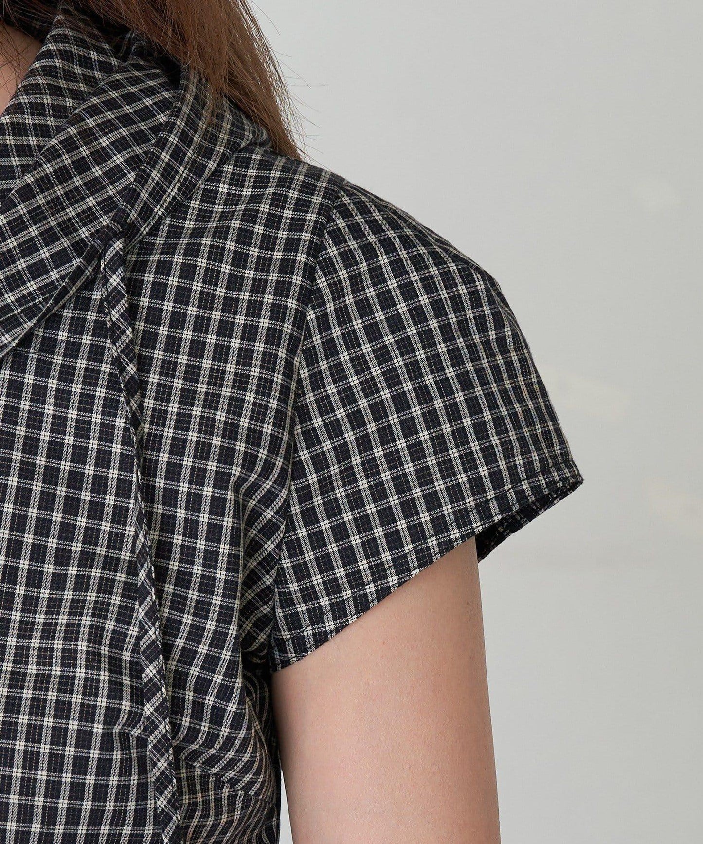 食品檢查緊身襯衫