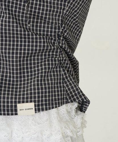 食品檢查緊身襯衫