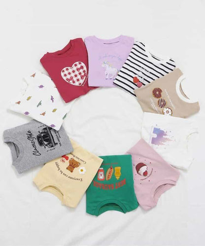 多樣圖案T恤/七日風格